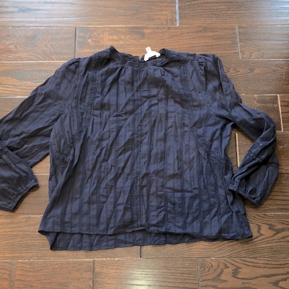 Time and Tru navy blue top size XXlarge - Picture 2 of 6
